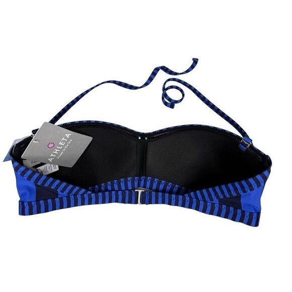 Athleta Stripe Avila Bandeau Bikini Top size Medium NEW - Picture 3 of 9